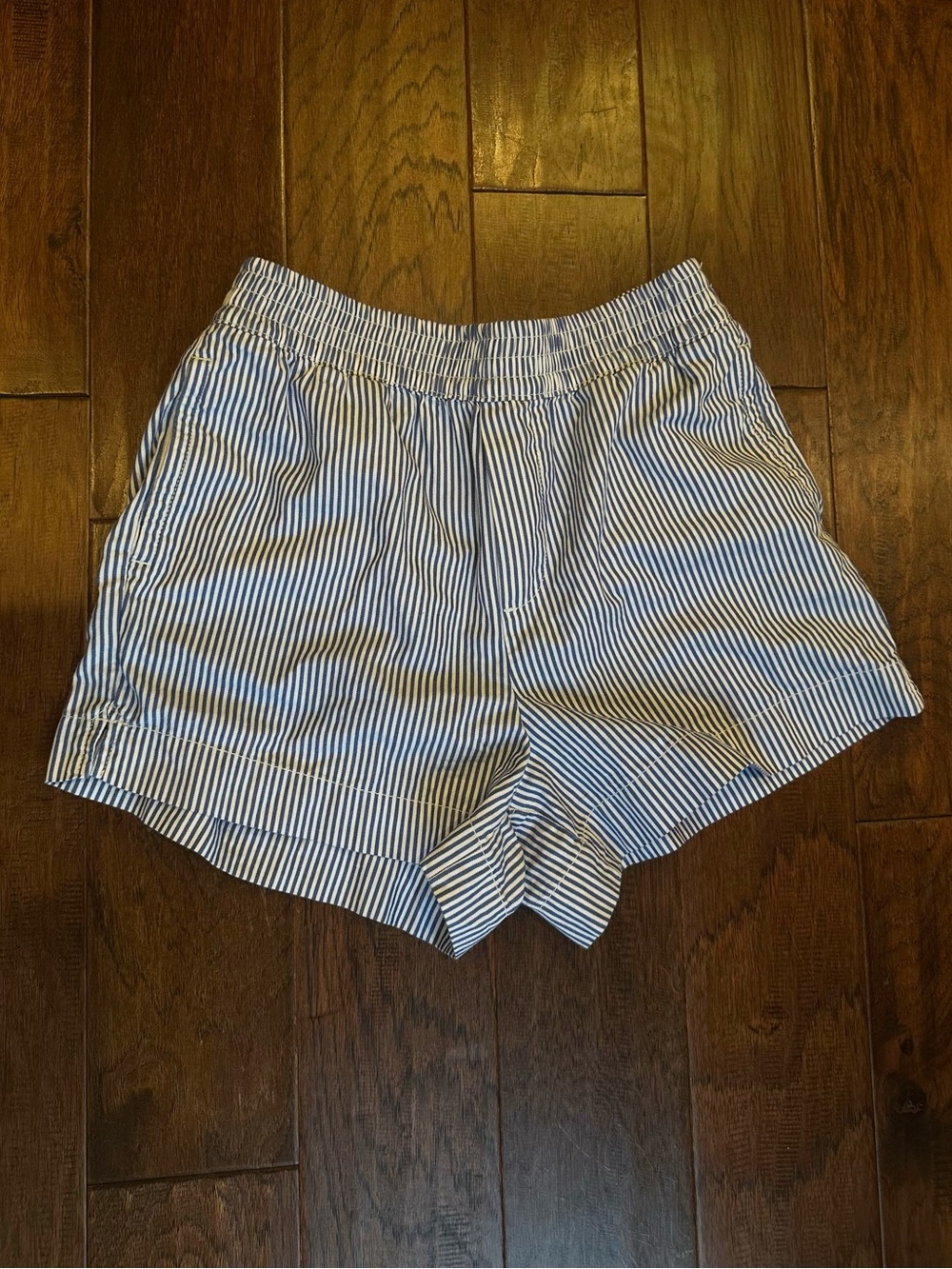 Striped Boxer-Style Shorts
